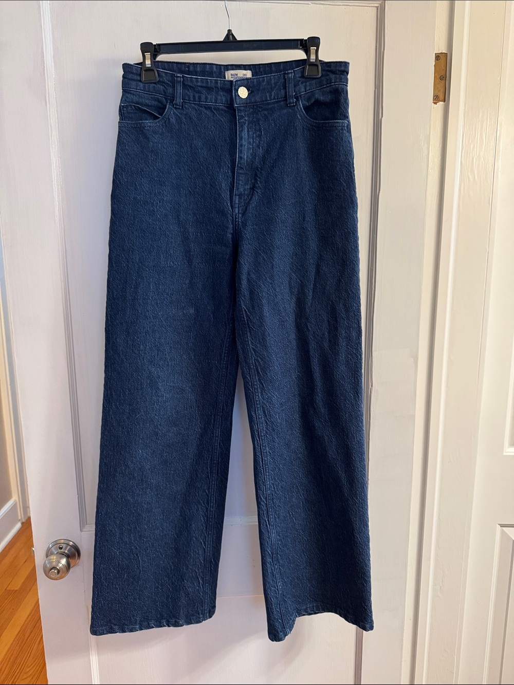 Baum Und Pferdgarten Dark Blue Wide Leg 5 pocket Jeans